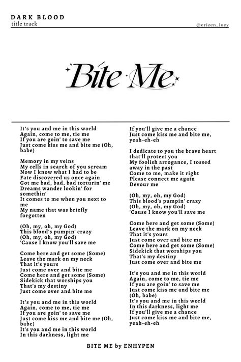 bite me lyrics|bite me lyrics translation.